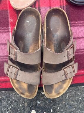 Arizona Double-Buckle Slide Sandals
